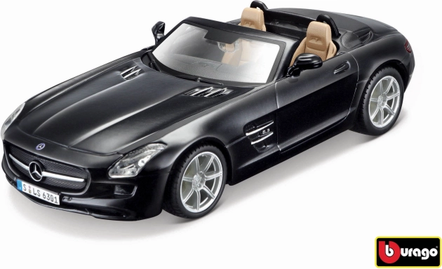 Bburago Mercedes-Benz SLS AMG Roadster 1:32 sort metallic