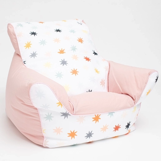 New Baby børnestol med kuglefyld, lyserød