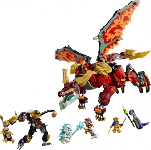 6 minifigurer til ninjakampe