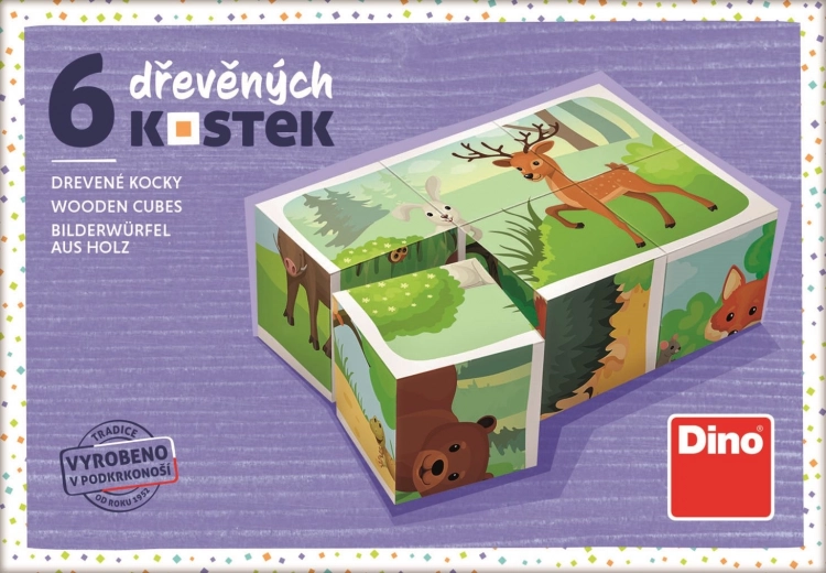 Dino træklodser Skovdyr