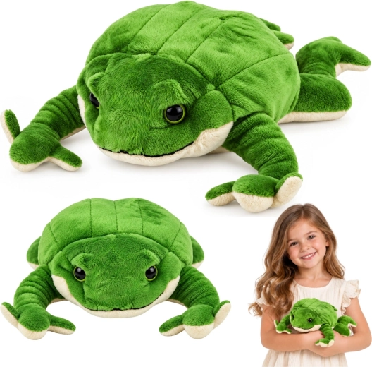 Plysbetrukket vægtet frø 26 cm