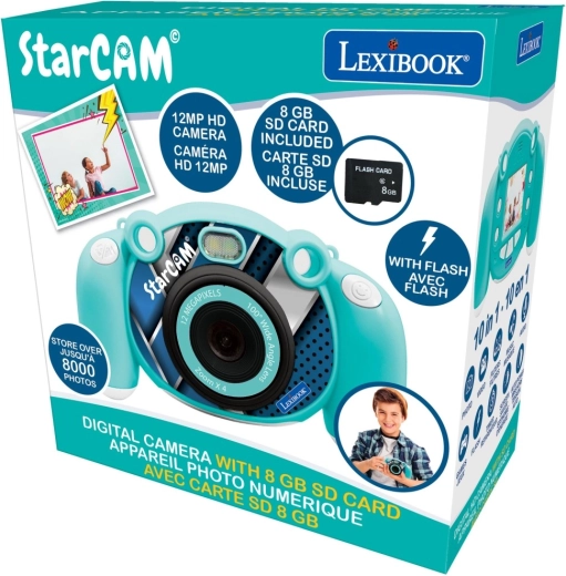 Lexibook HD-kamera og fotoapparat med SD-kort