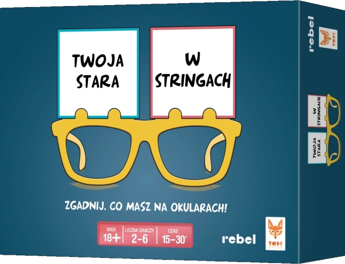 Twoja stara w stringach – deduktivt festkortspil REBEL