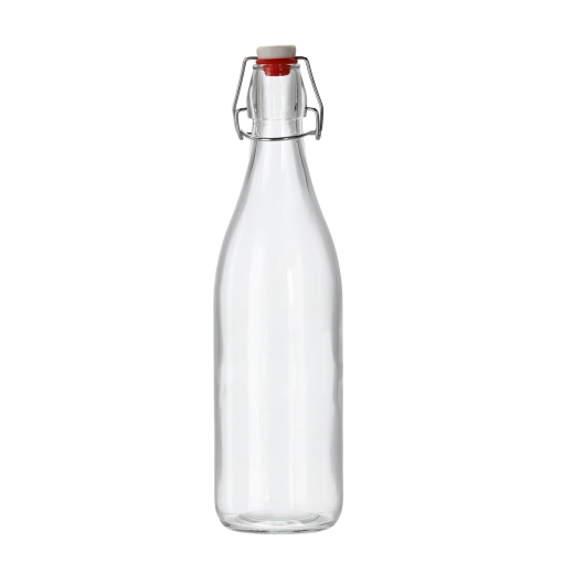 Glasflaske Costolata 750 ml med hermetisk mekanisk lukning