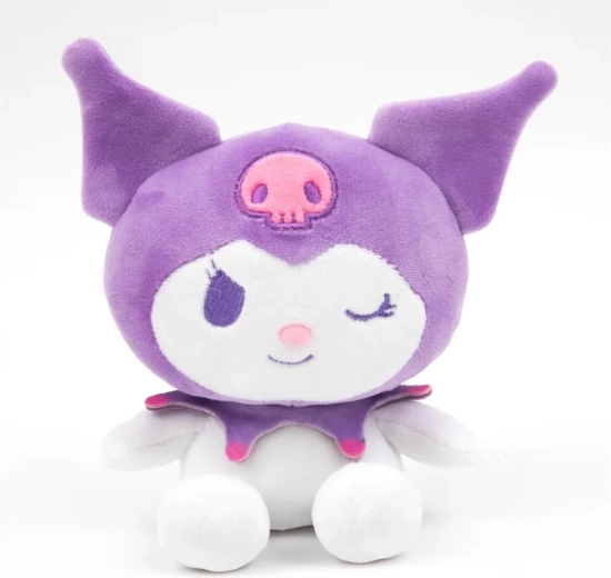 Plysbamse Kuromi 32 cm lilla – HELLO KITTY