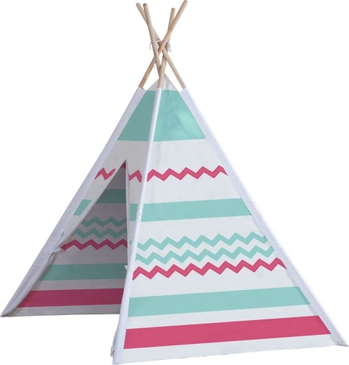 Farverig børne-tipi