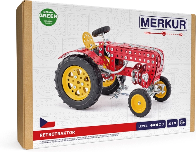 Merkur retro traktor byggesæt 333 dele