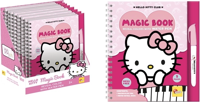 Lisciani vandmalebog Hello Kitty med vandpen