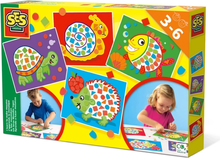 4 farver brikker til farverige billeder