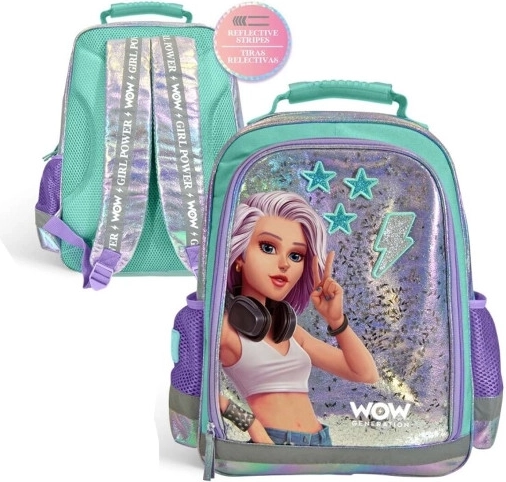 Enkeltrums skoletaske WOW Generation 40 cm