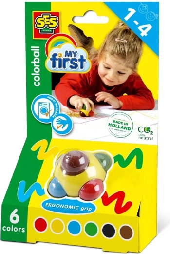 Seks farver i ét kridt