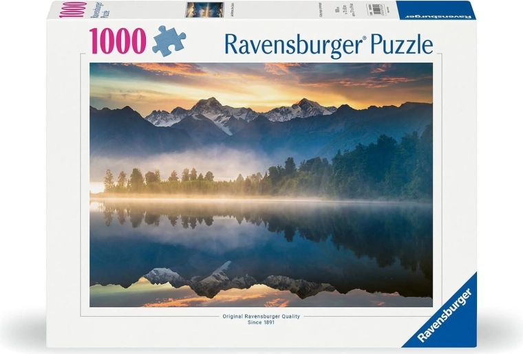 Ravensburger puslespil Lake Matheson, New Zealand 1000 brikker