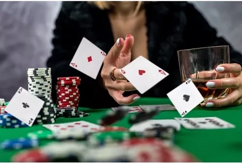 Komplet udstyr til pokeraftener