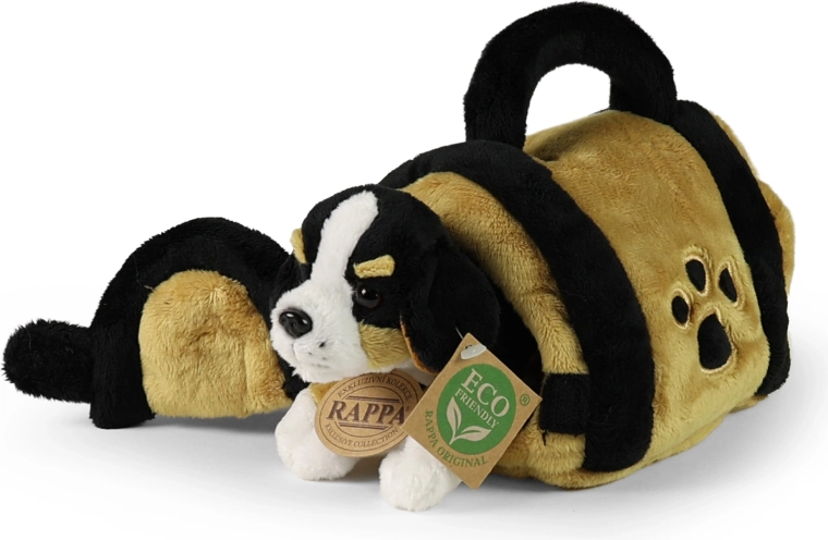 Rappa plysbemset berner sennenhund i transporttaske 15 cm Eco-Friendly