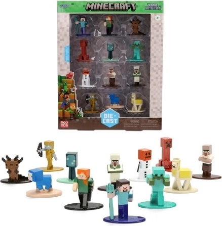 Jada Minecraft metalfigurer 4 cm (12 stk.)