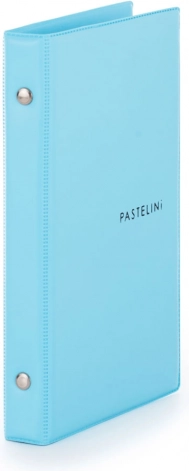 Karis A6 PVC Pastelini blå notesblok