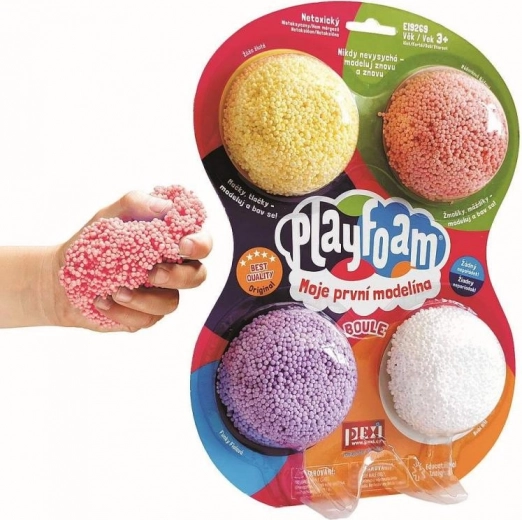 Alexander PlayFoam Kugler 4-pack – pige-farver