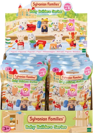 Sylvanian Families babybyggere i blindpose