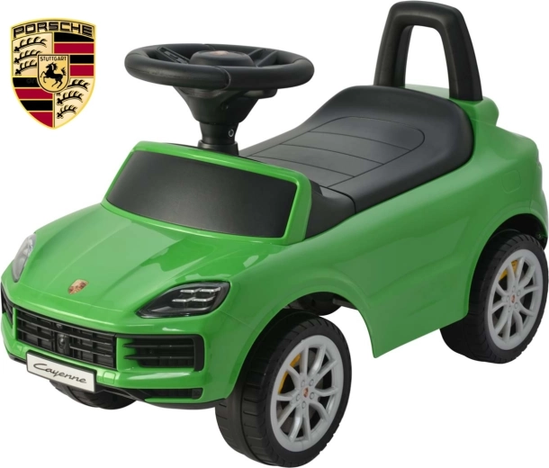 Grøn Milly Mally Porsche Cayenne S-gåbil til børn
