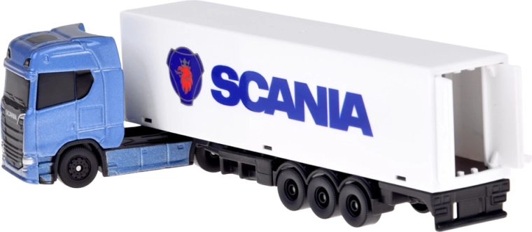 Metalkabine og aftagelig trailer