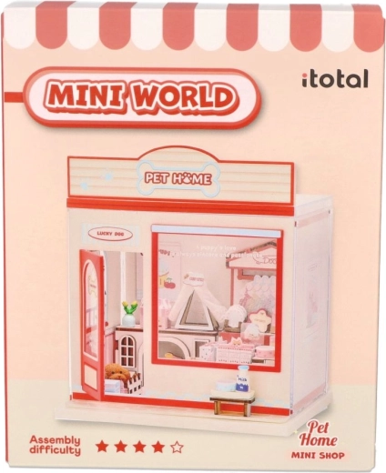 i-Total Mini World DIY miniatyr-dyrebutik