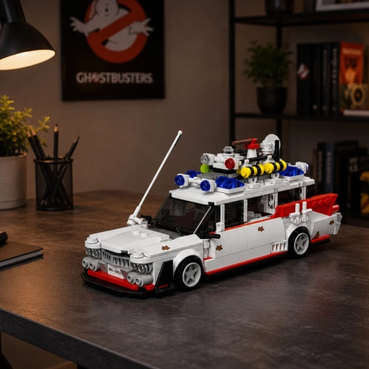 Detaljeret model med realistisk tilbehør
