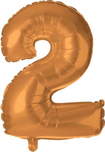 Folieballon tal 2, 30 cm, bronze TORO