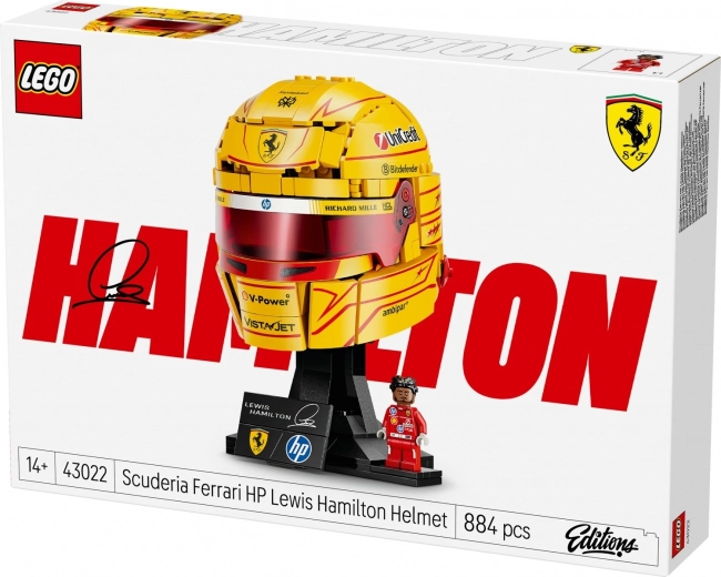 Lewis Hamilton-minifigur med i sættet