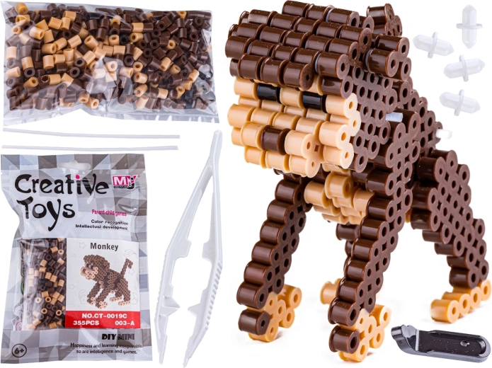 Strygeperler 3D abe i pose