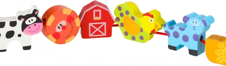 Gård fuld af farver og former