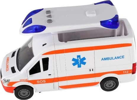 Lys- og lydeffekter som i en rigtig ambulance