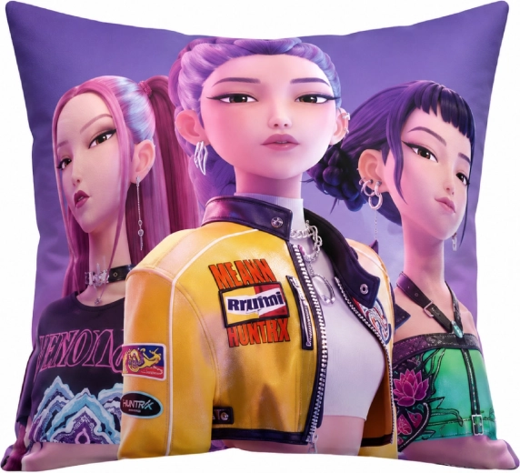 Dekorationspude K-Pop Demon Hunters Huntrix 40 × 40 cm