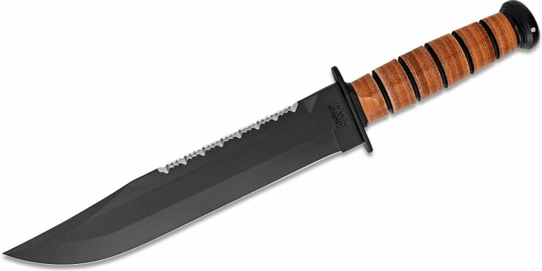 KA-BAR Big Brother – overlevelseskniv 24 cm med lædergreb og skede