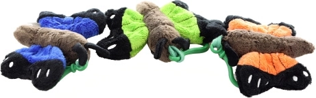 Plys sommerfugl – nøglering til børn (3 farver)