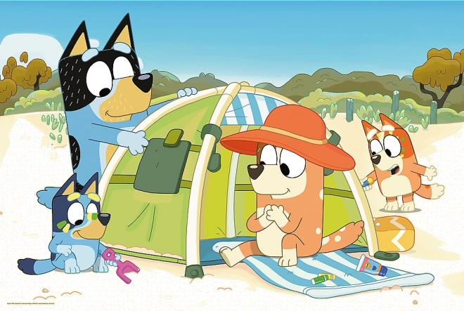 Trefl puslespil BLUEY maxi 24 brikker – En skøn dag