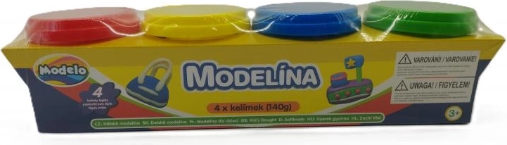 Modelervoks MODELO 4×140 g – forskellige farver