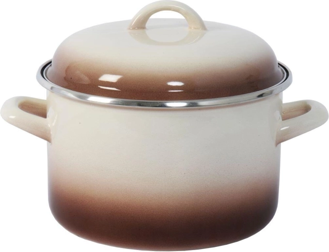Gryde med låg 24 cm 6,75 l CAPUCCINO