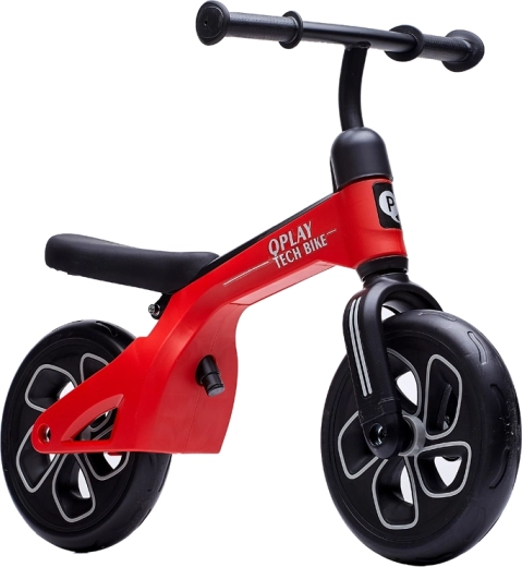 QPLAY tech løbecykel rød