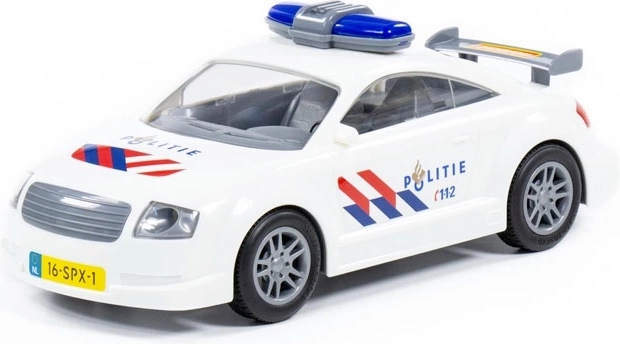 Politibil med friktionsmotor