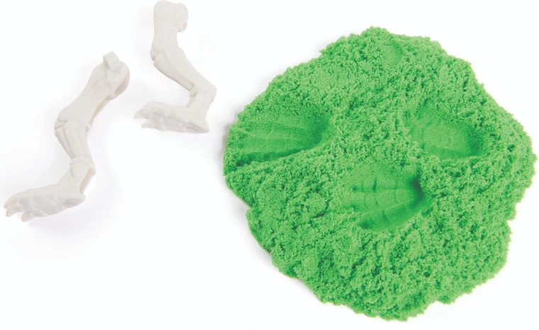 Formning, aftryk og spor i kinetisk sand