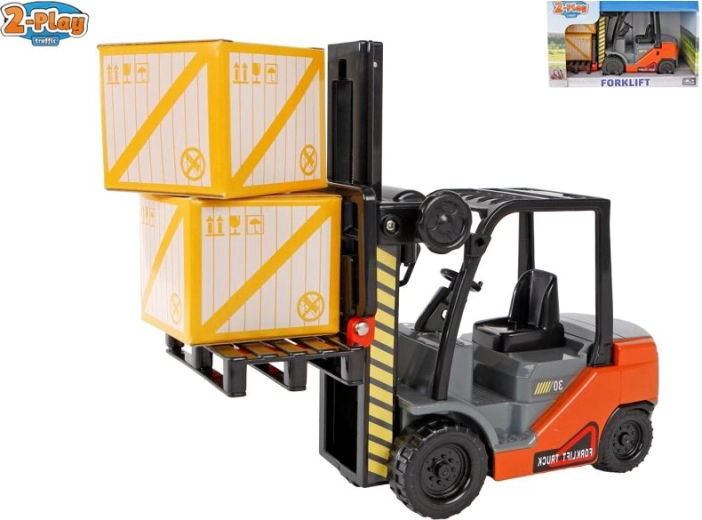 2-Play Traffic gaffeltruck med svinghjul 20 cm