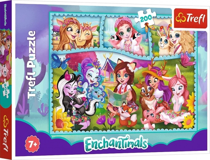 Puslespil 200 brikker – den magiske ENCHANTIMALS-verden