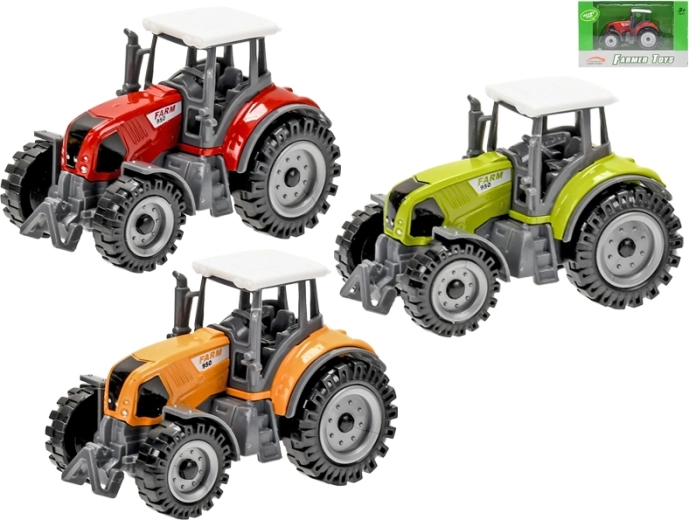 Metaltraktor med frihjul 9,5 cm