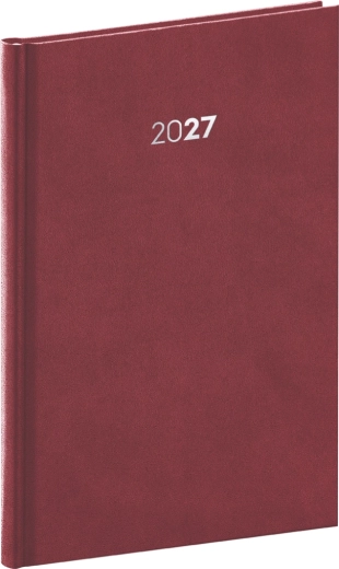 Notique ugentlig kalender Balakon 2027 bordeaux 15 × 21 cm