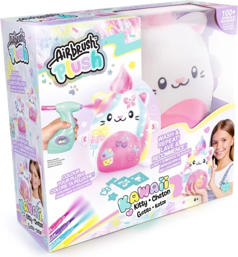 Kreativsæt Airbrush-studie Kawaii-kat
