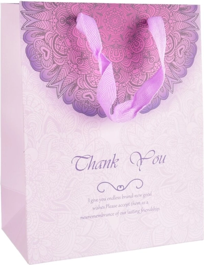 Gavepapirpose Thank You 16 × 10 × 32 cm