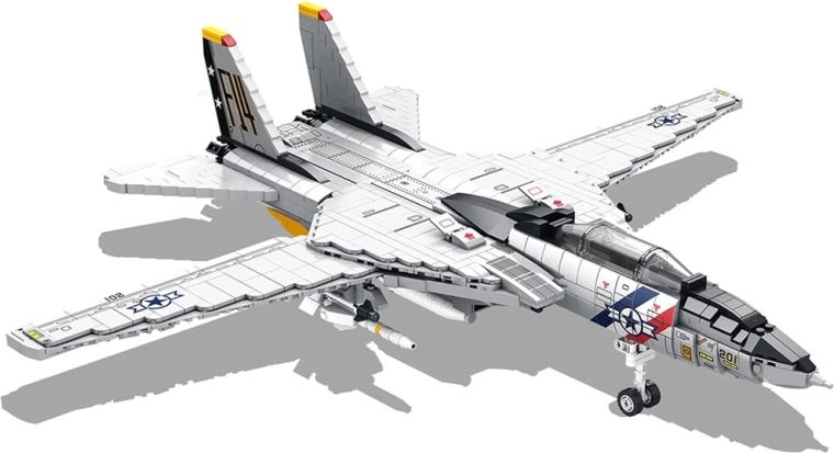 Detaljeret model af F-14 Tomcat