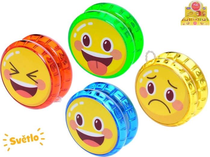 Lysende jojo-smiley til børn
