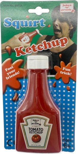 Sprøjteketchup på flaske
