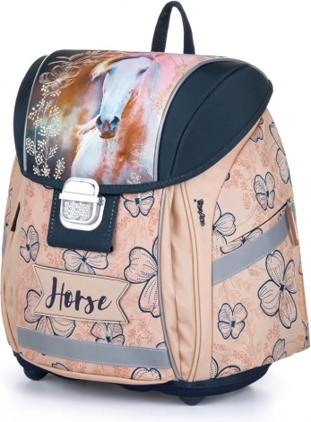 Školetaske Premium Light hest romantic
